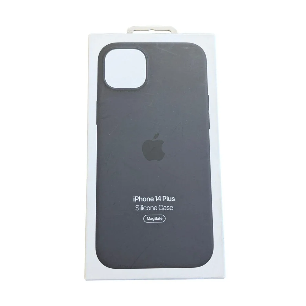 E3. OEM Apple Silicone Case with MagSafe for iPhone 14 Plus - Midnight
